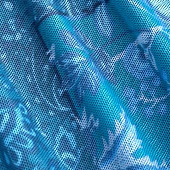 CIDER CURVE & PLUS SIZE Summer Blues Flowy Mini dress. - Picture 3 of 16